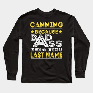 CANNING Long Sleeve T-Shirt